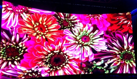 Indoor HD P2.5 SMD Soft LED Display Modul Fleksibel Led Indoor Melengkung