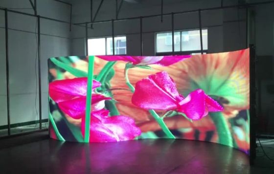 Mudah dipasang, tahan lama P3.91 Indoor/ Outdoor LED Screen Stage Background Curve LED Displays